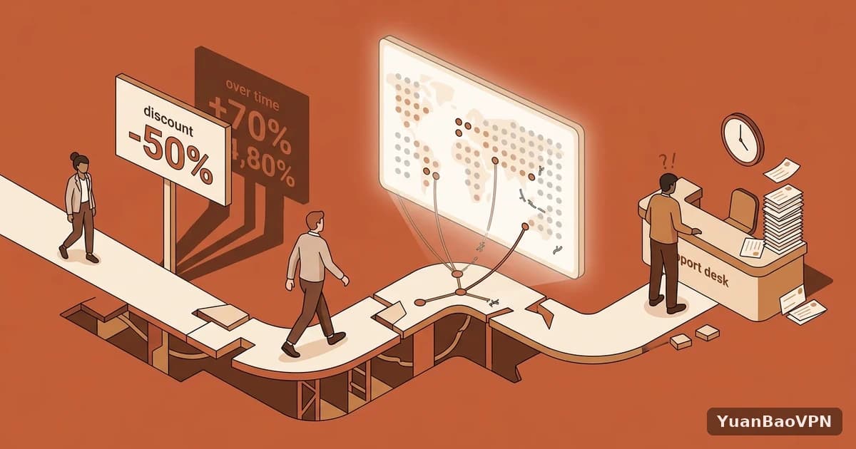 元宝VPN · 用了一年全球网络加速工具,这些坑是真金白银踩出来的