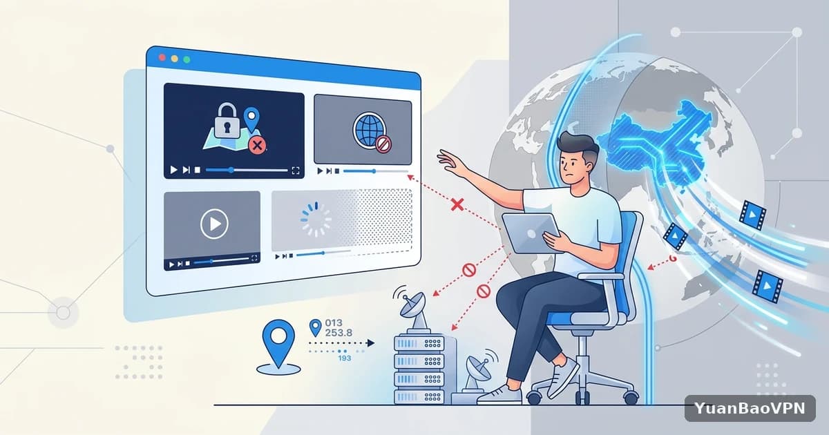 元宝VPN · 海外华人打不开家乡视频网站?跨境流媒体访问常见问题全解答